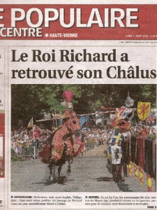 Le  rando festival richard coeur de lion fait la une