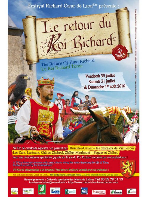 affiche Festival richard coeur de lion